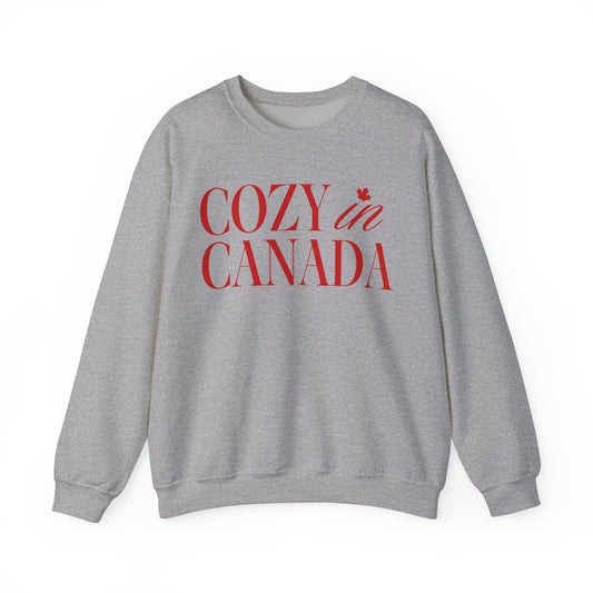 Cozy in Canada Unisex Crewneck Sweatshirt