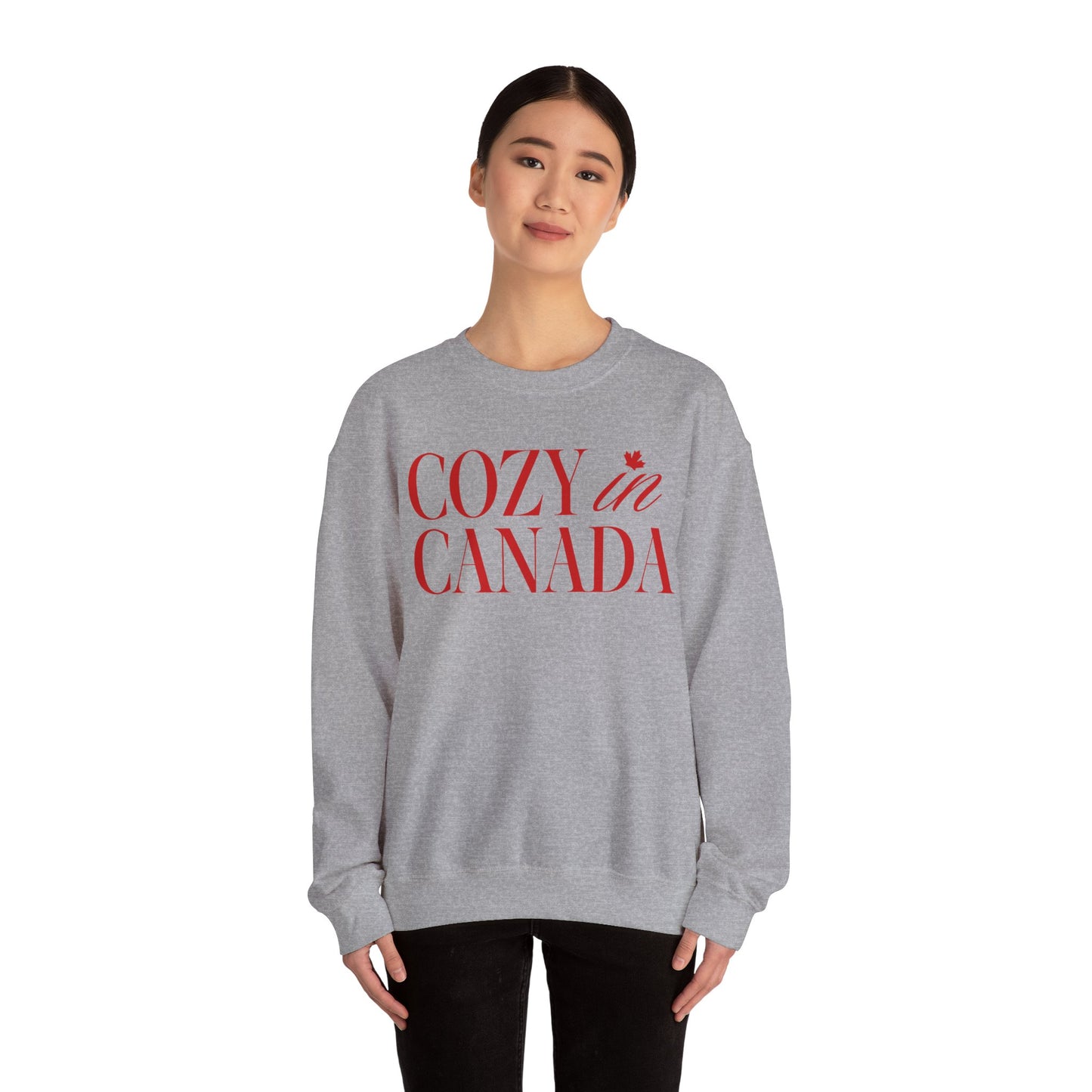 Cozy in Canada Unisex Crewneck Sweatshirt